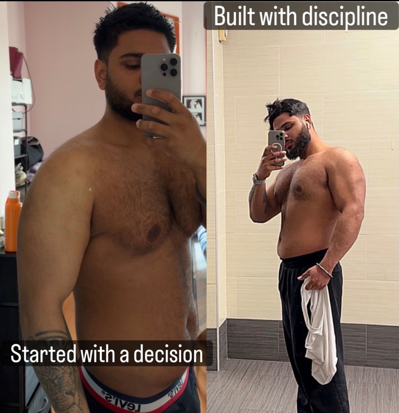 A decision. Then consistency. — image from the original client story